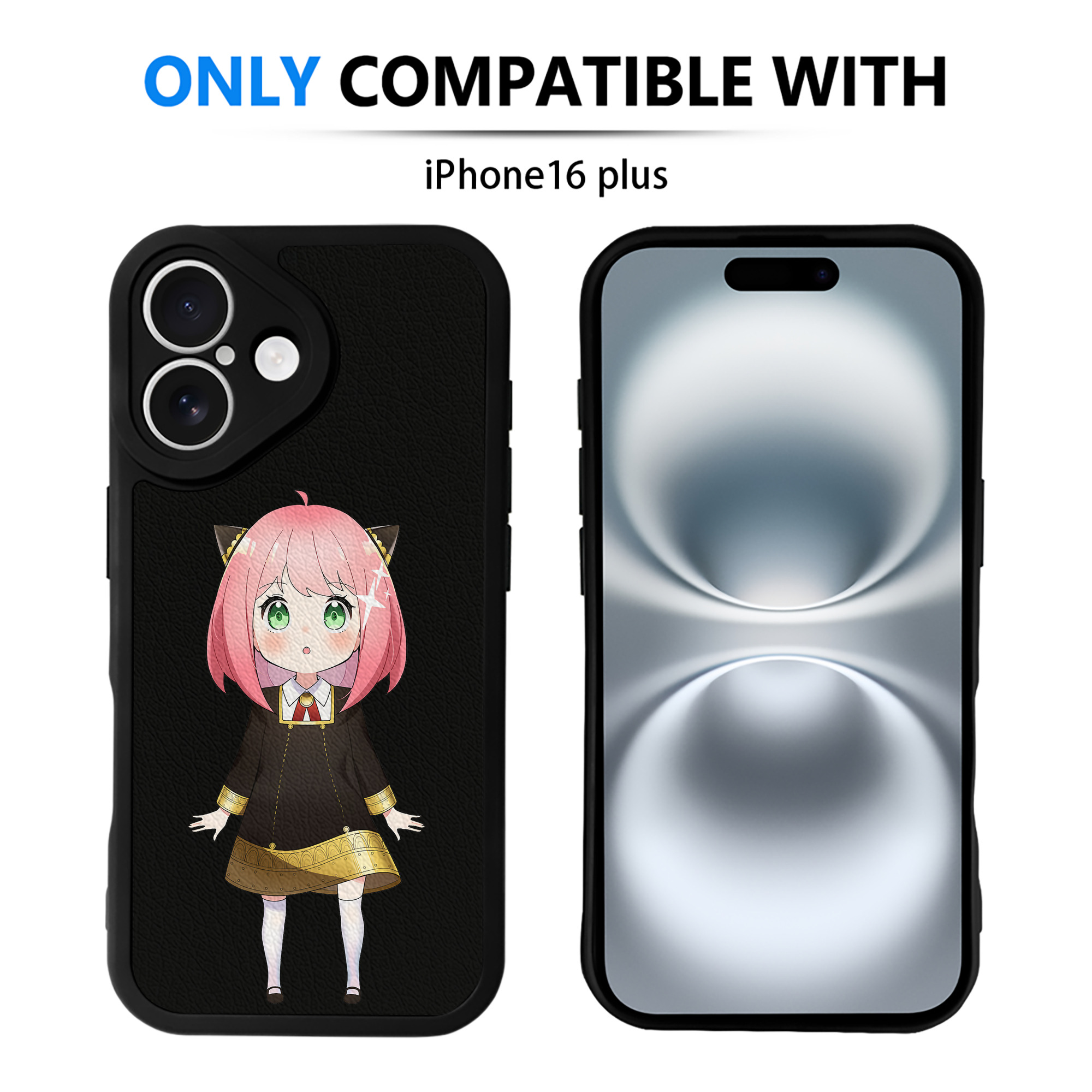 （画像用） SPY×FAMILY间谍家家酒 【iPhone 16シリーズ対応】シリコンスマホケース（レザー調） 材質：シリコン